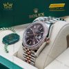 Đồng hồ Rolex Datejust 36 chocolate cọc dạ quang 126281RBR-0031