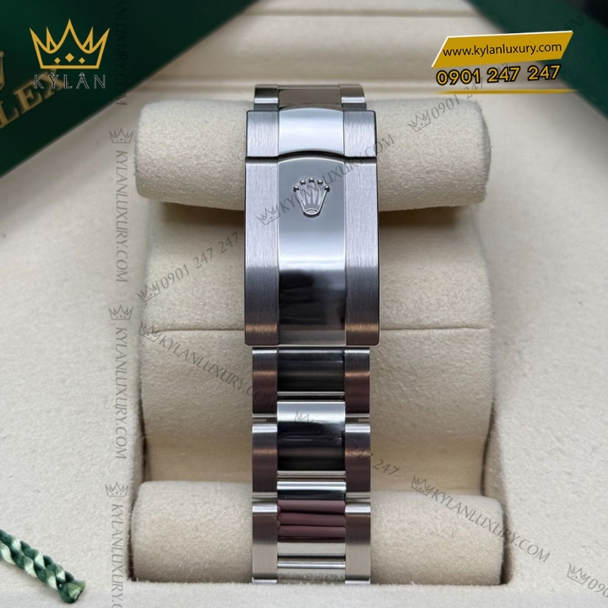 Kỳ Lân Luxury rolex datejust 36 mat den day oyster 126284rbr 0020 2 Đồng hồ Rolex Datejust 36 mặt đen dây oyster 126284RBR-0020