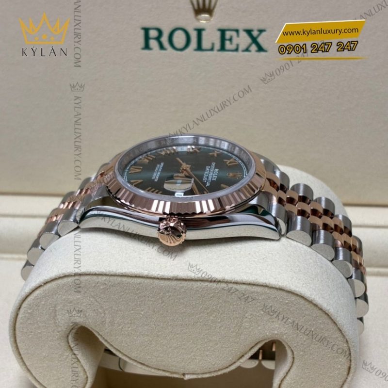 Đồng hồ Rolex Datejust 36 mặt xanh mint cọc La Mã 126231-0051