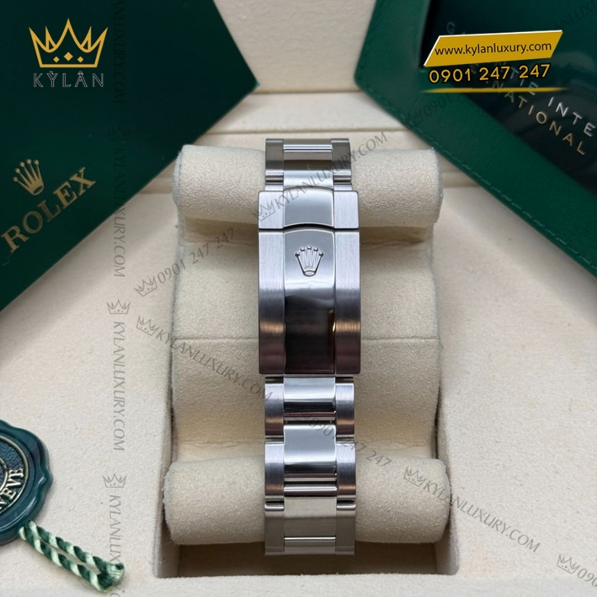 Kỳ Lân Luxury rolex datejust 36 mat xanh bac ha 126200 0024 4 Đồng hồ Rolex Datejust 36 mặt xanh bạc hà 126200-0024