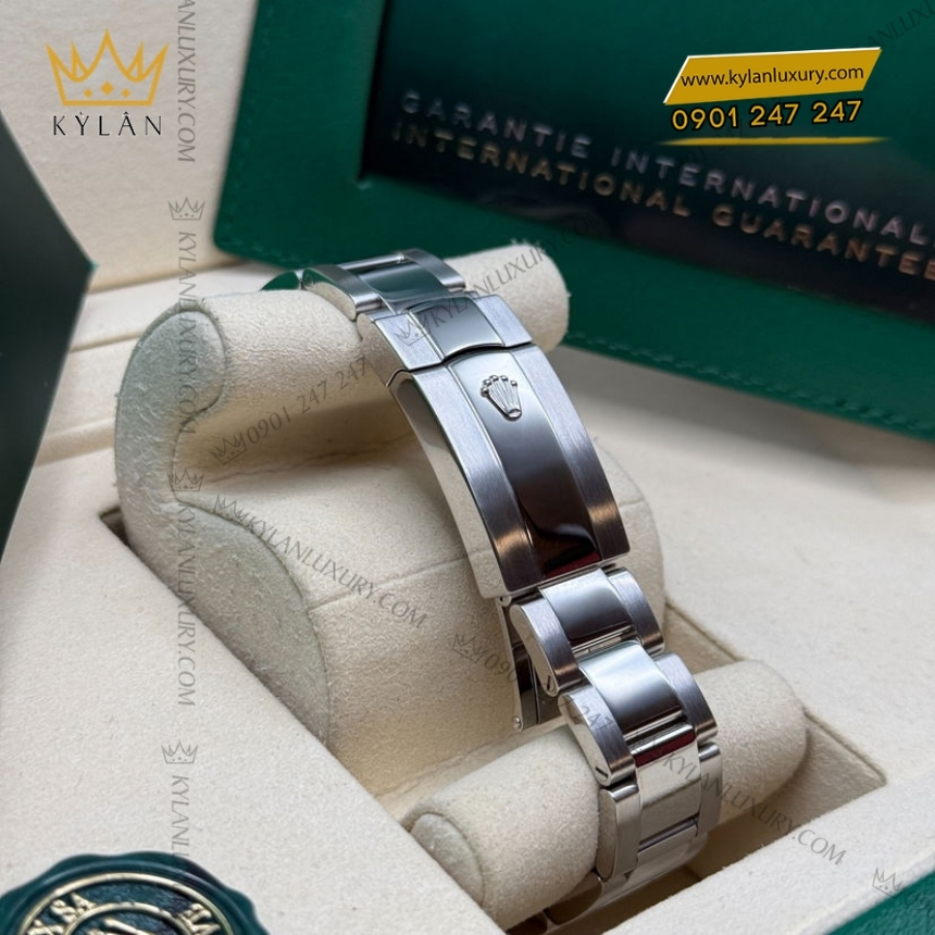Kỳ Lân Luxury rolex datejust 36 mat xanh bac ha 126200 0024 8 Đồng hồ Rolex Datejust 36 mặt xanh bạc hà 126200-0024