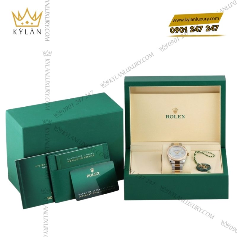 Đồng hồ Rolex Datejust 36 MOP vành kim dây oyster 126283RBR-0010