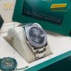 Đồng hồ Rolex Datejust 36 mặt xám cọc La Mã xanh 126284RBR-0038
