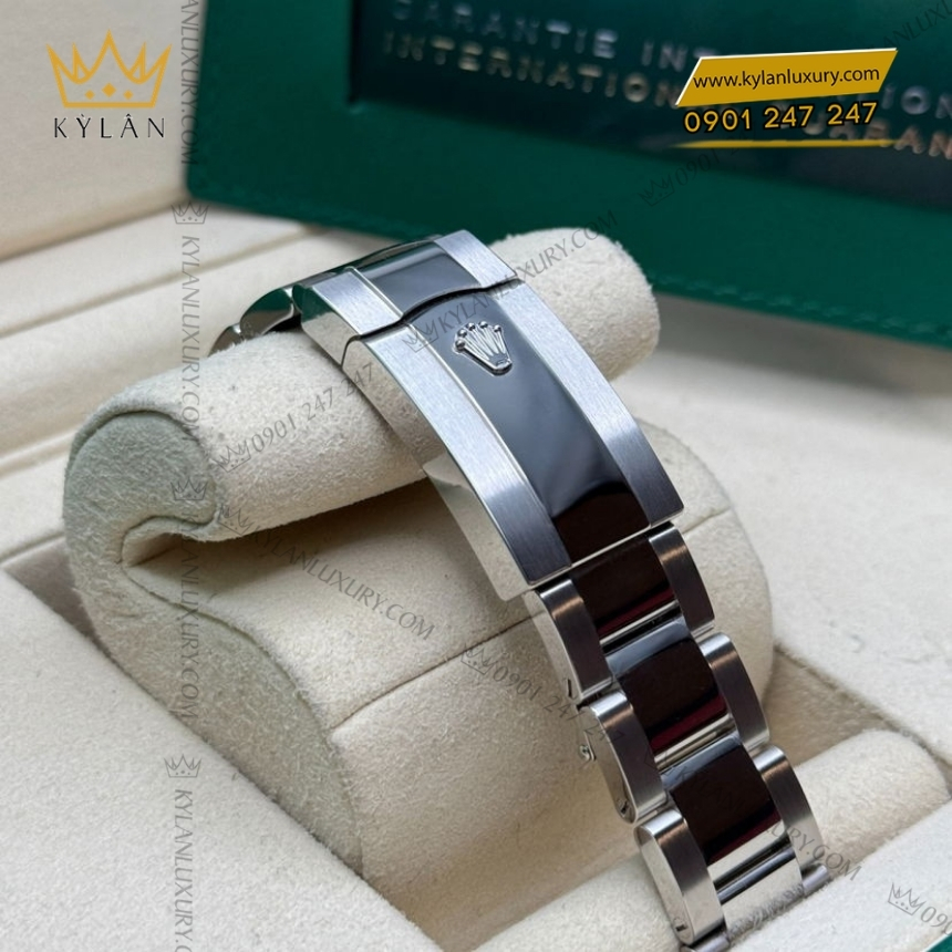 Kỳ Lân Luxury rolex datejust 36 xam la ma 126284rbr 0038 8 Đồng hồ Rolex Datejust 36 xám La Mã vành kim 126284RBR-0038
