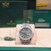 Đồng hồ Rolex Datejust 36 xanh lá cọ custom vành kim 126234