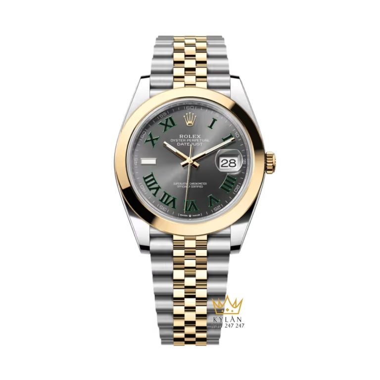 Đồng hồ Rolex Datejust 41 demi vàng vàng Wimbledon 126303-0020