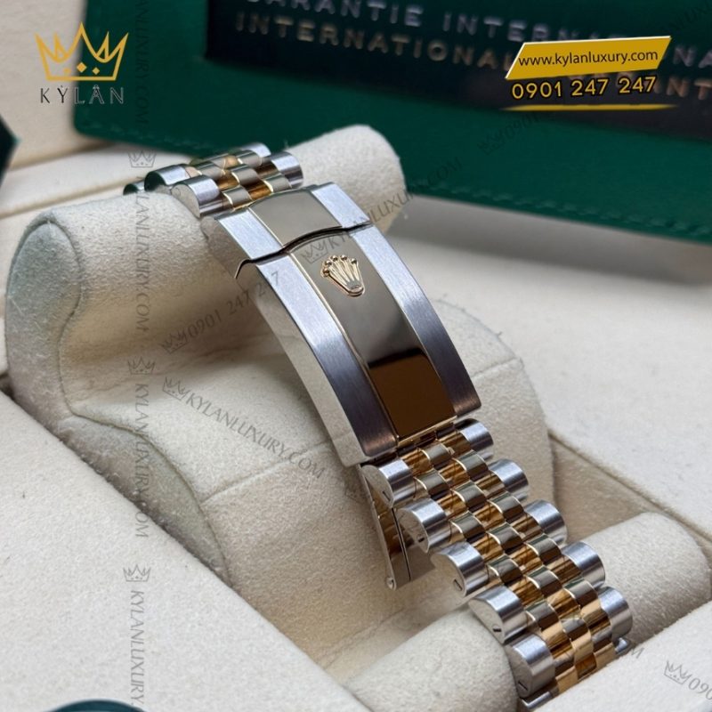 Đồng hồ Rolex Datejust 41 demi vàng vàng Wimbledon 126303-0020