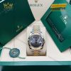 Đồng hồ Rolex Datejust 41 demi vàng vàng Wimbledon 126303-0020