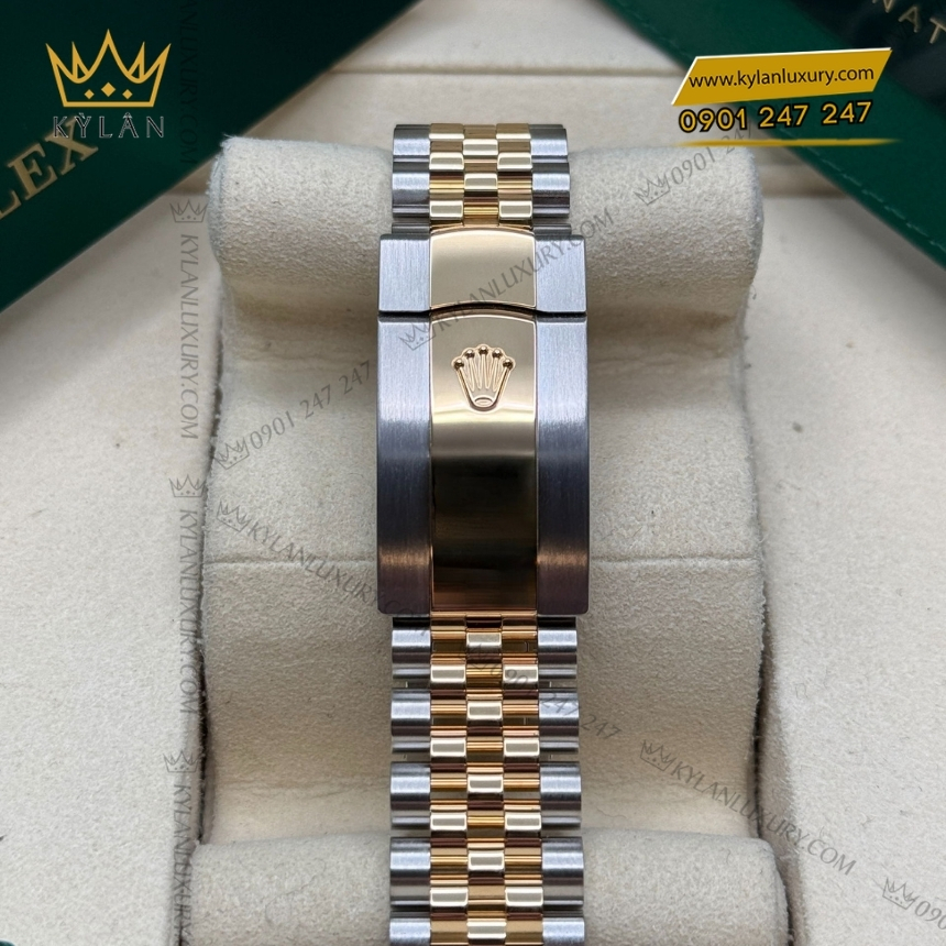 Kỳ Lân Luxury rolex datejust 41 demi vang vang wimbledon 126303 0020 8 Đồng hồ Rolex Datejust 41 demi vàng vàng Wimbledon 126303-0020