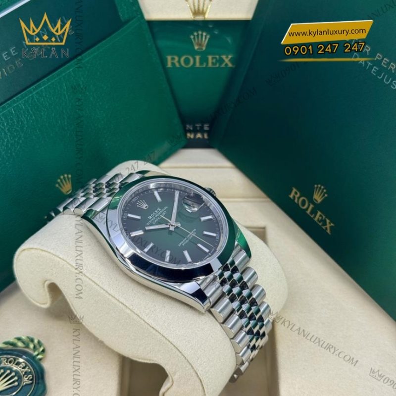 Đồng hồ Rolex Datejust 41 xanh lá ombre 126300-0026