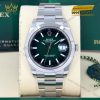 Đồng hồ Rolex Datejust 41 xanh ombre vành trơn 126300-0025