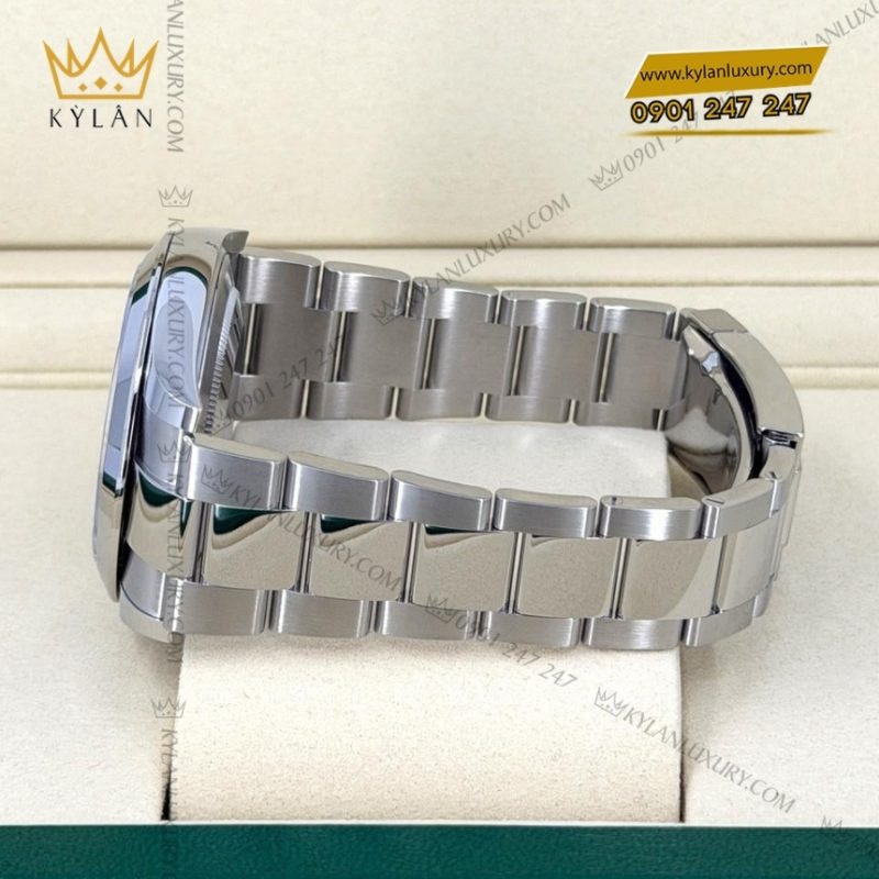 Đồng hồ Rolex Datejust 41 xanh ombre vành trơn 126300-0025
