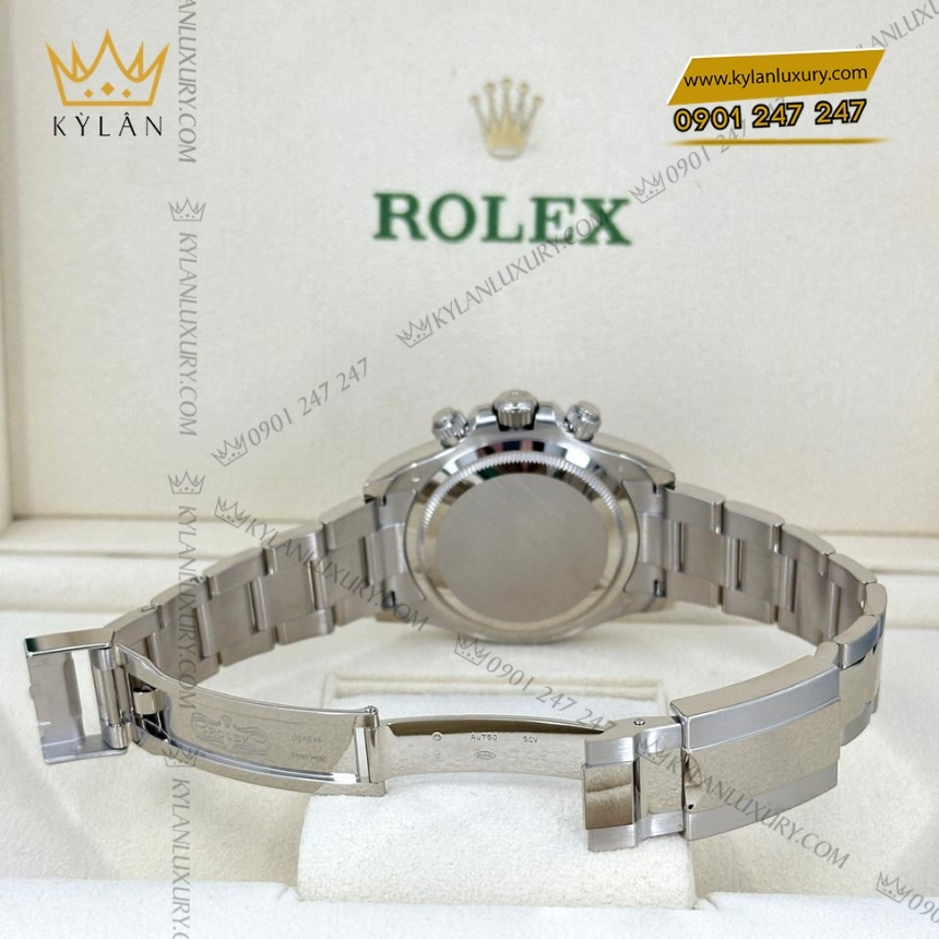 Kỳ Lân Luxury rolex daytona mat xam phoi den 126509 0003 3 Đồng hồ Rolex Cosmograph Daytona mặt số xám 126509-0003