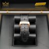 Đồng hồ Royal Oak Chronograph mặt đen dây da 26240OR