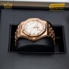 Đồng hồ Royal Oak mặt số bạc vành kim 37mm 15551OR