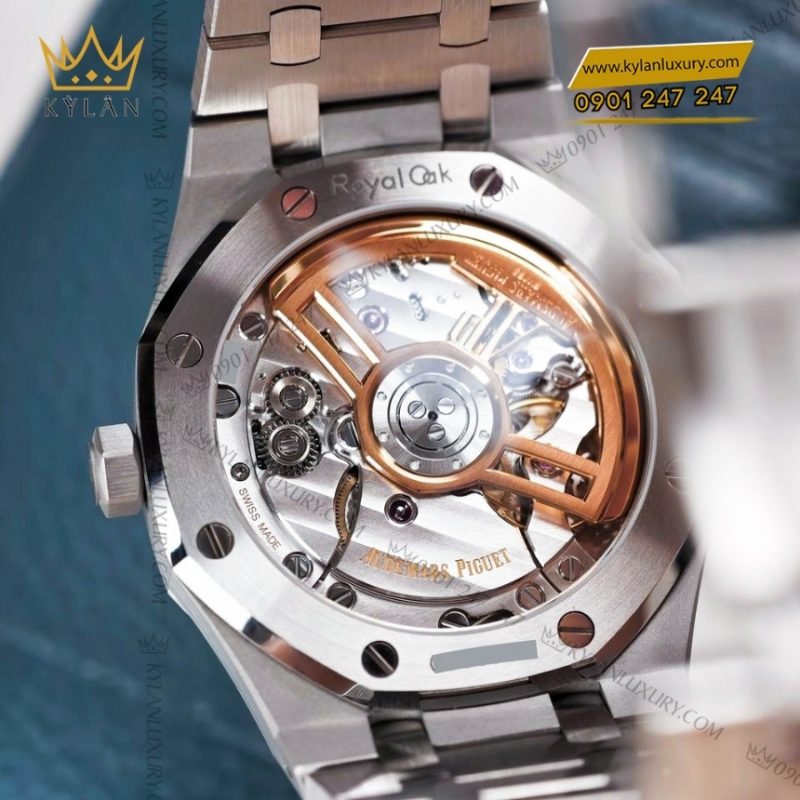 Đồng hồ Royal Oak Selfwinding mặt số xanh khaki 15510ST