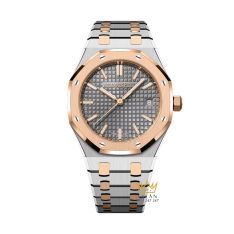 Đồng hồ Royal Oak two tone mặt số xám 77450SR