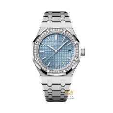Đồng hồ Royal Oak mặt xanh dương vành kim 37mm 15551ST