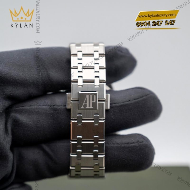 Đồng hồ Royal Oak mặt xanh dương vành kim 37mm 15551ST