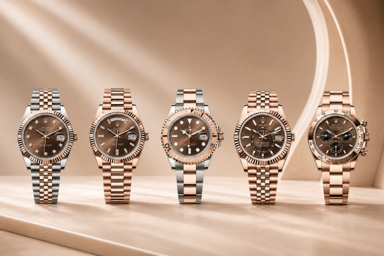 Kỳ Lân Luxury suc hut mat so chocolate rolex 1 Điều gì làm nên sức hút của mặt số Chocolate trên đồng hồ Rolex?
