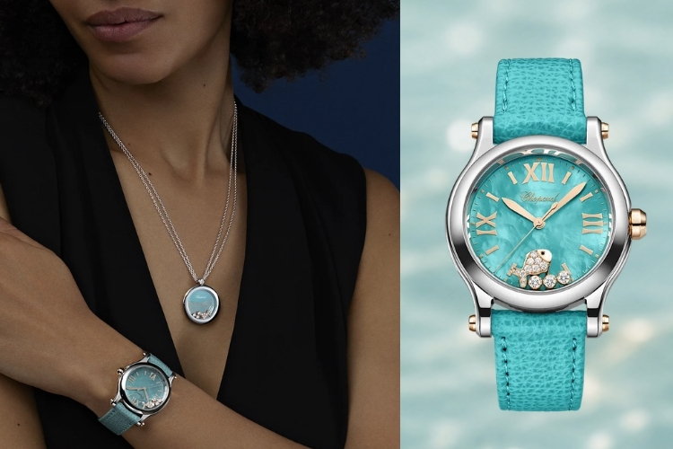Kỳ Lân Luxury tuyet tac kim cuong gioi han giua long dai duong happy fish 278598 6001 6 Chopard Happy Fish 278598-6001 – Tuyệt tác kim cương giới hạn giữa lòng đại dương
