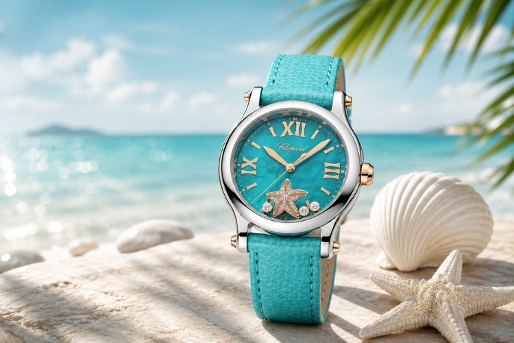 Kỳ Lân Luxury vu dieu sao bien tren chopard happy starfish 278598 6002 7 Chopard ra mắt Happy Starfish 278598-6002 – Vũ điệu sao biển trên cổ tay