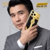 Điện thoại iPhone 18 Pro Max custom vàng Au750 đính kim cương và da cá sấu