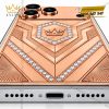 Điện thoại iPhone 18 Pro Max custom vàng hồng Au750 đính kim cương