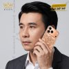 Điện thoại iPhone 18 Pro Max custom vàng hồng Au750 đính kim cương