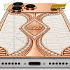 Điện thoại iPhone 18 Pro Max custom vàng hồng Au750 đính kim cương và da cá sấu