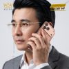 Điện thoại iPhone 17 Pro Max vàng hồng Au750 họa tiết nan quạt hình học
