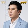 Mắt kính vàng Au750 đính kim cương