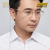 Mắt kính vàng hồng Au750 không viền đính kim cương