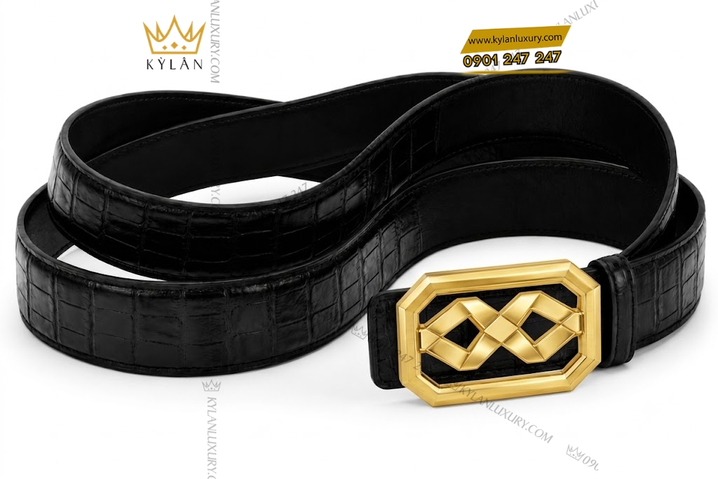 Mặt thắt lưng vàng Au750 bát giác họa tiết hình học đan xen 12 Kỳ Lân Luxury Mat that lung vang Au750 bat giac hoa tiet hinh hoc dan xen 8 Mặt thắt lưng vàng Au750 bát giác họa tiết hình học đan xen