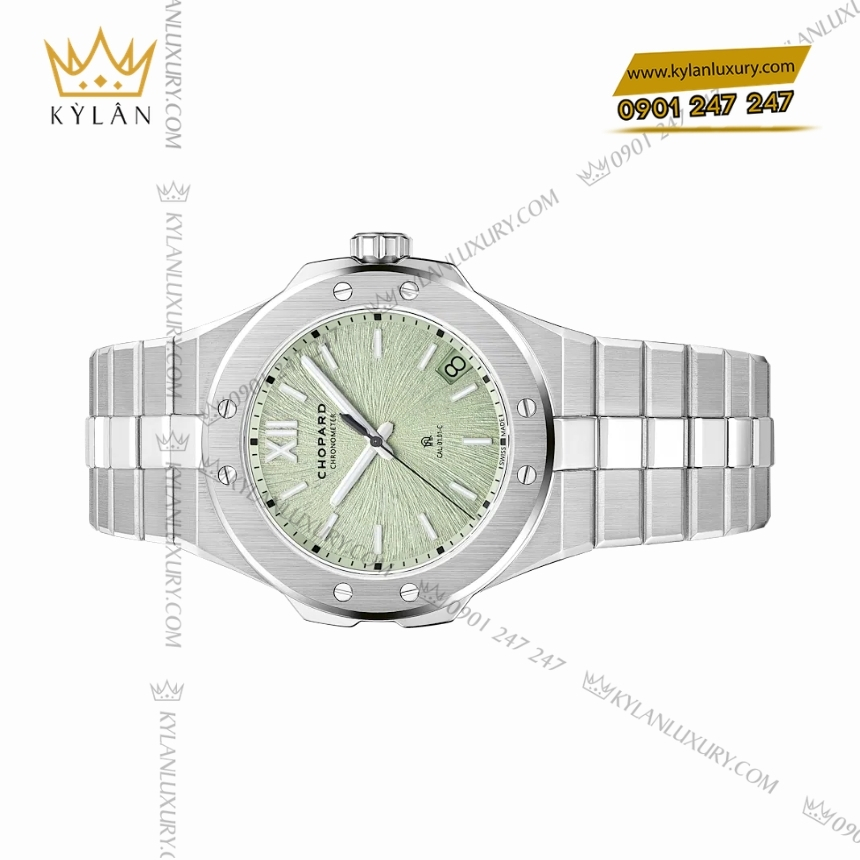 Kỳ Lân Luxury chopard alpine eagle 41 am moss green 298600 3038 4 Đồng hồ Chopard Alpine Eagle 41 AM Moss Green 298600-3038