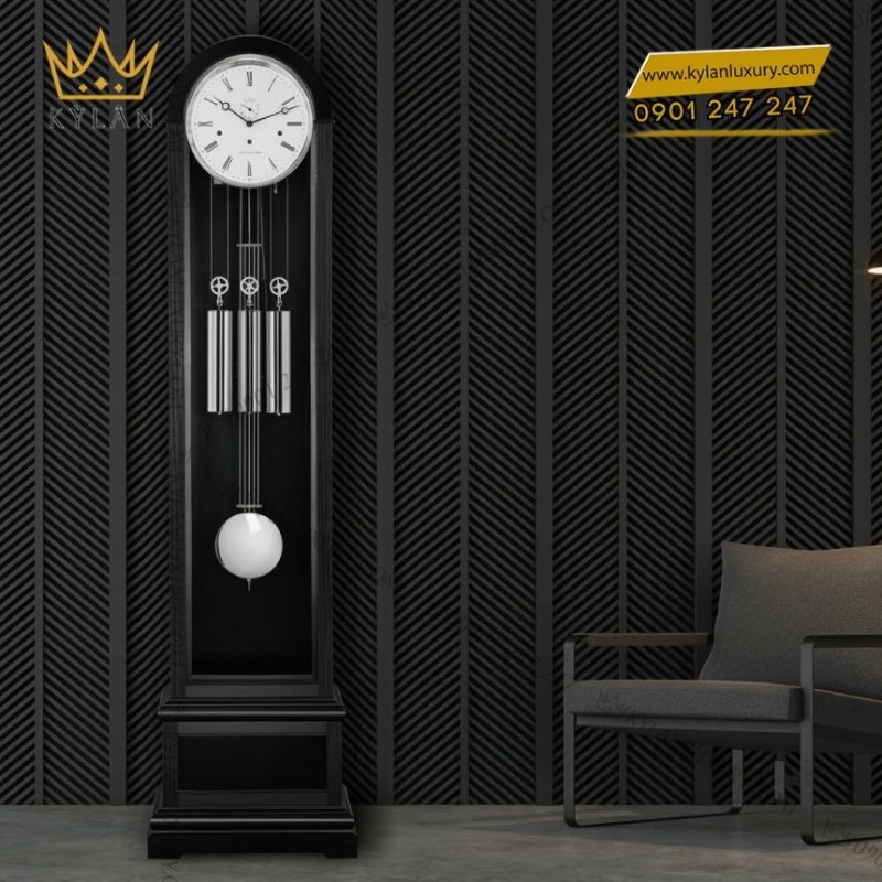 Đồng hồ cây Hermle màu đen 01089-740461