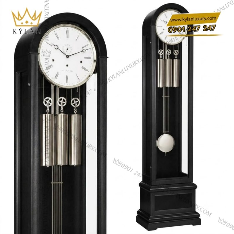 Đồng hồ cây Hermle màu đen 01089-740461