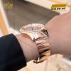 Đồng hồ Omega làm dây vàng hồng nguyên khối
