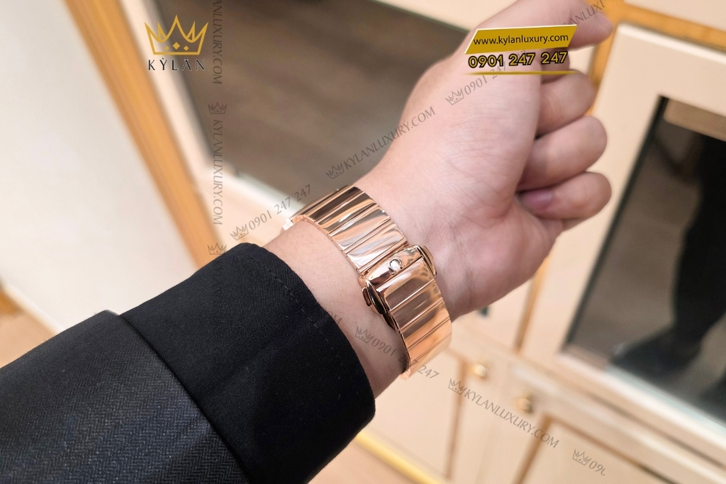 Đồng hồ Omega làm dây vàng hồng nguyên khối 4 Kỳ Lân Luxury dong ho omega day vang hong nguyen khoi 12 Đồng hồ Omega dây vàng hồng nguyên khối