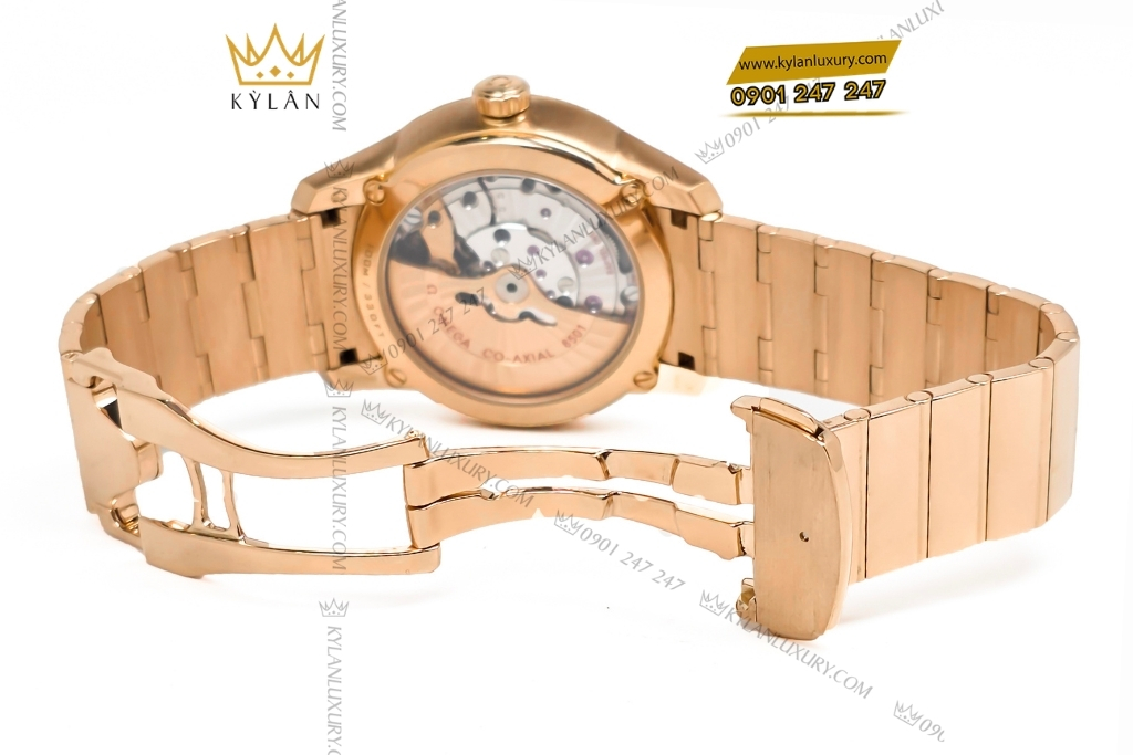 Đồng hồ Omega làm dây vàng hồng nguyên khối 15 Kỳ Lân Luxury dong ho omega day vang hong nguyen khoi 6 Đồng hồ Omega làm dây vàng hồng nguyên khối