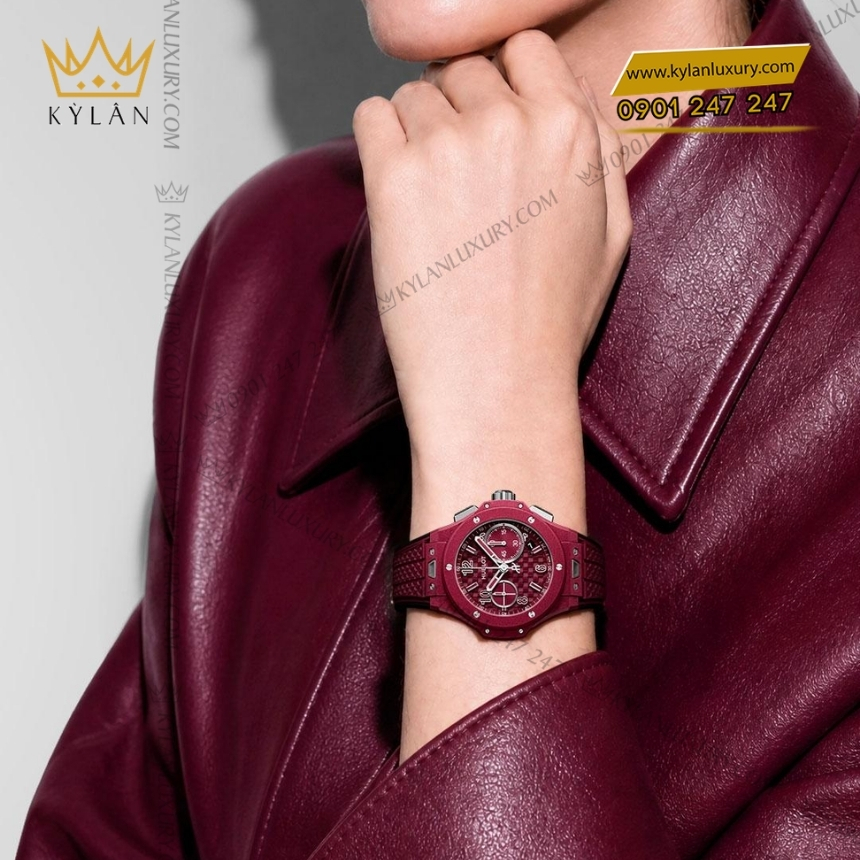 Kỳ Lân Luxury hublot big bang original soft touch all red 43mm 2 Đồng hồ Hublot Big Bang Original Soft Touch All Red 43mm