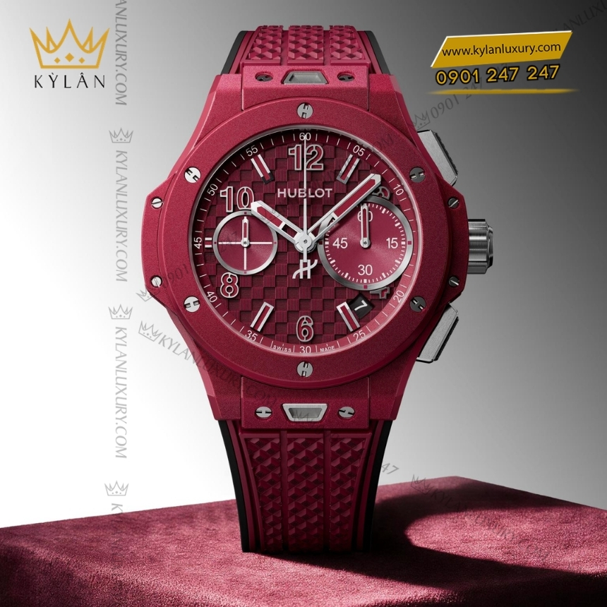 Kỳ Lân Luxury hublot big bang original soft touch all red 43mm 3 Đồng hồ Hublot Big Bang Original Soft Touch All Red 43mm