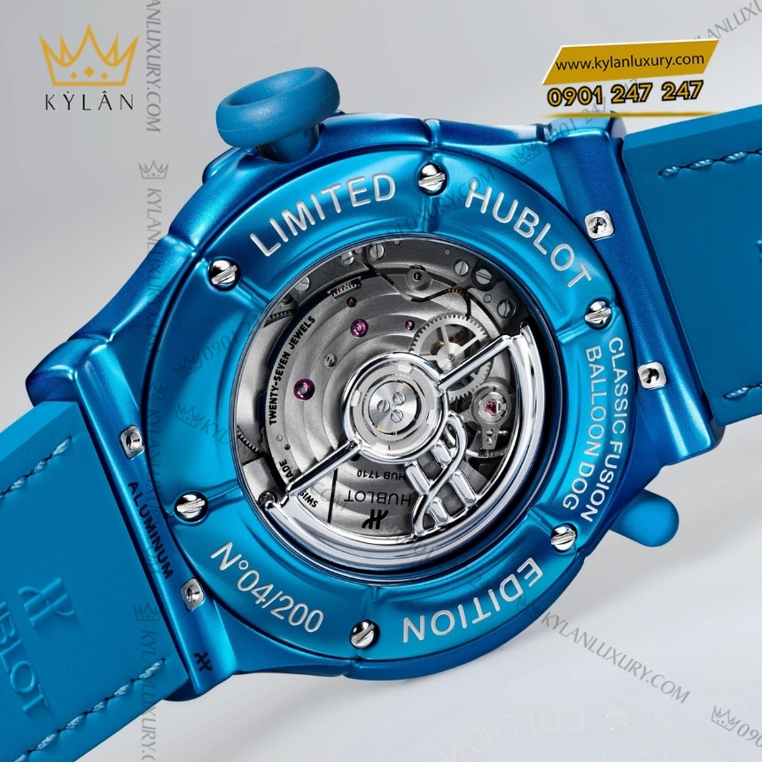 Kỳ Lân Luxury hublot classic fusion balloon dog blue 42mm 4 Đồng hồ Hublot Classic Fusion Balloon Dog Blue 42mm