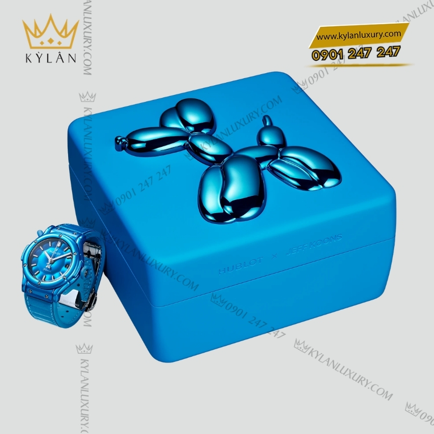 Kỳ Lân Luxury hublot classic fusion balloon dog blue 42mm 7 1 Đồng hồ Hublot Classic Fusion Balloon Dog Blue 42mm