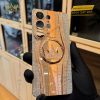 Mặt lưng Samsung Galaxy S26 vàng khối đính kim cương tròn và baguette