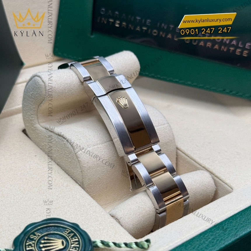 Kỳ Lân Luxury rolex datejust 36 mat den day oyster 126283rbr 0008 3 Đồng hồ Rolex Datejust 36 mặt đen dây oyster 126283RBR-0008