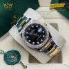 Đồng hồ Rolex Datejust 36 mặt đen dây oyster 126283RBR-0008