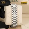 Đồng hồ Rolex Day Date 36 ice blue vành kim vuông 128396TBR-0003