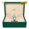 Đồng hồ Rolex Day Date 36 ice blue vành kim vuông 128396TBR-0003