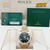Đồng hồ Rolex Day Date 40 xanh ombre vành kim vuông 228398TBR-0042